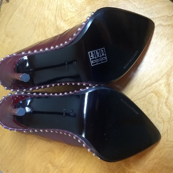 Alexander Wang Eri Mule Oxblood Eel shoes - Picture 4 of 10